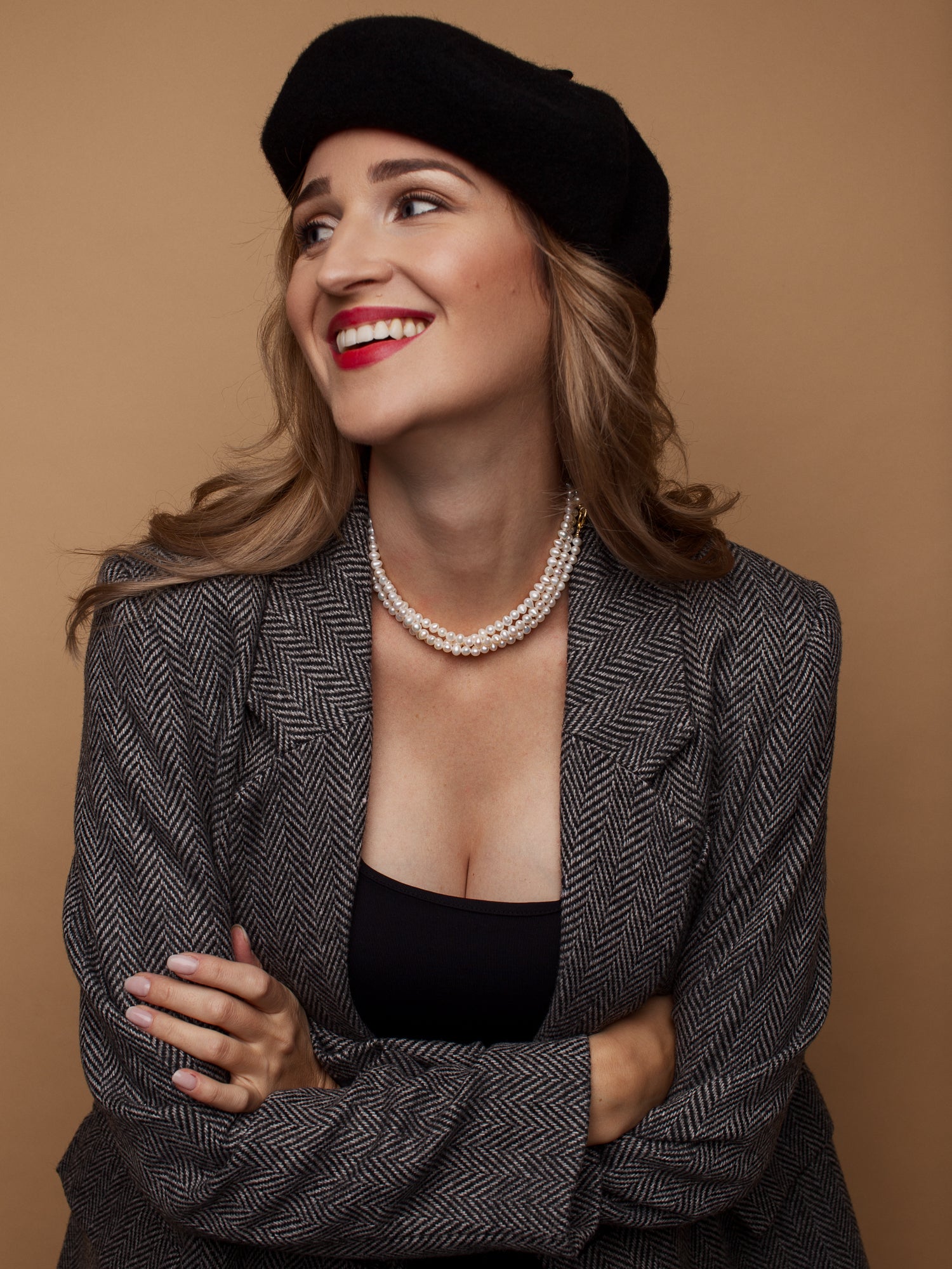 Long pearl necklace MARLENE