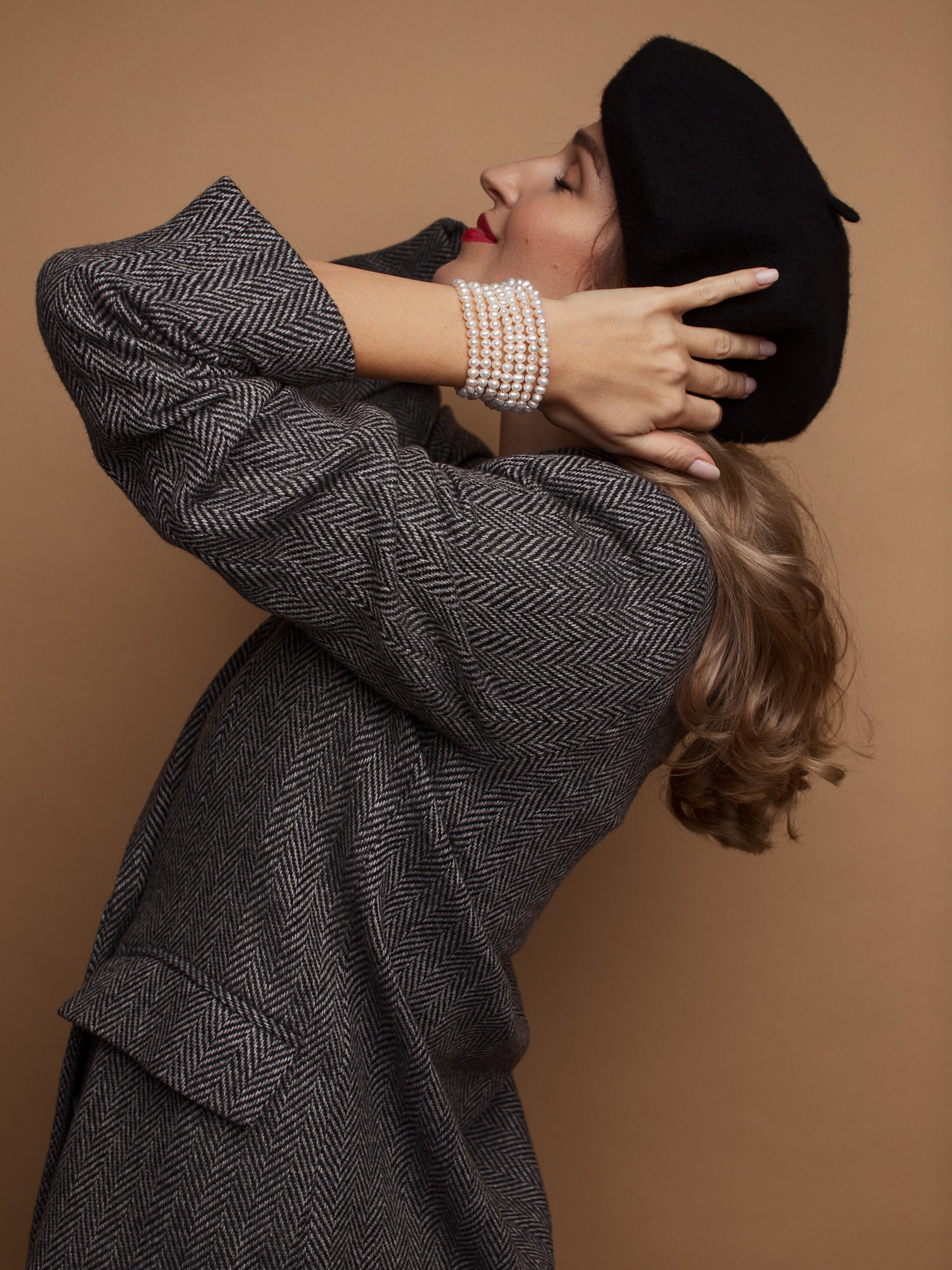 Long pearl necklace MARLENE