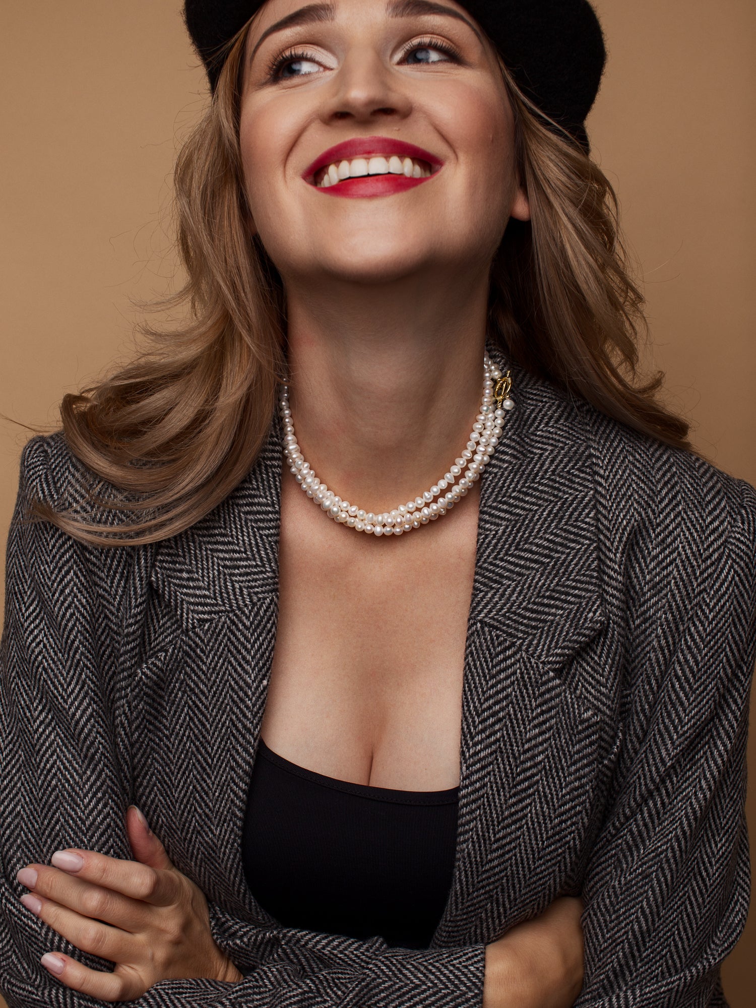 Long pearl necklace MARLENE
