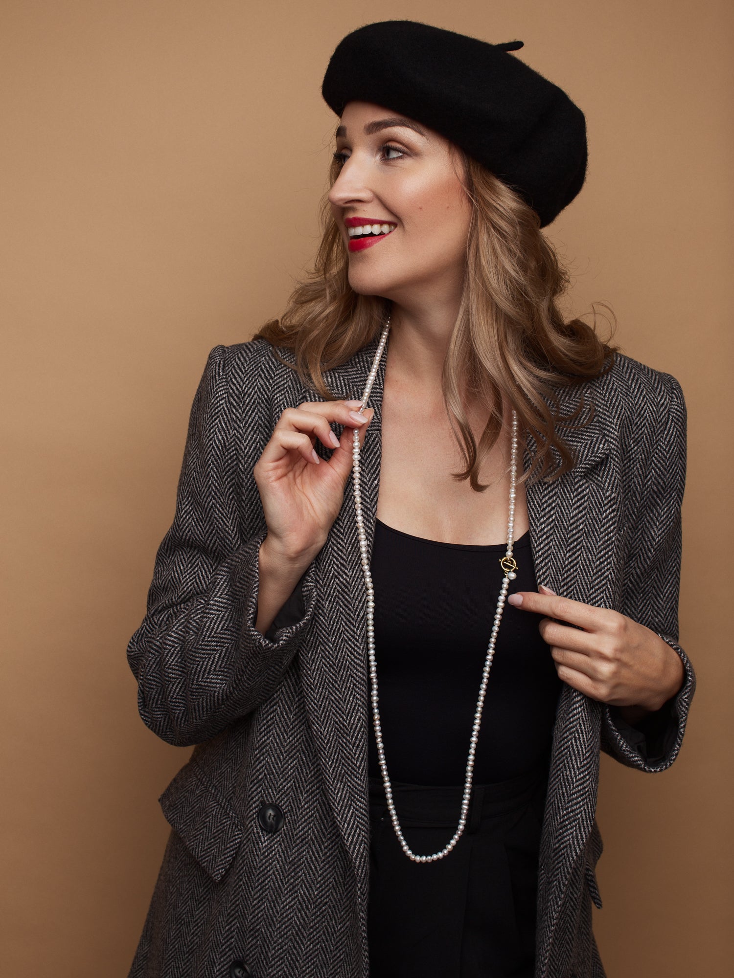 Long pearl necklace MARLENE